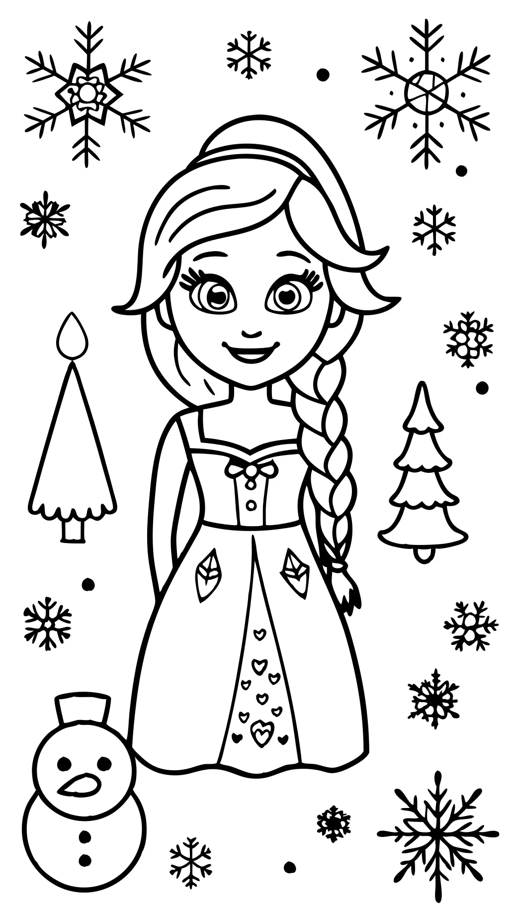 frozen print coloring pages